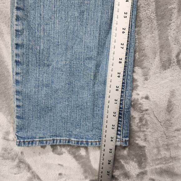 Levi Strauss Signature Jeans Mens W34 L34 Blue Bootcut Stretch Casual Western - Picture 13 of 15